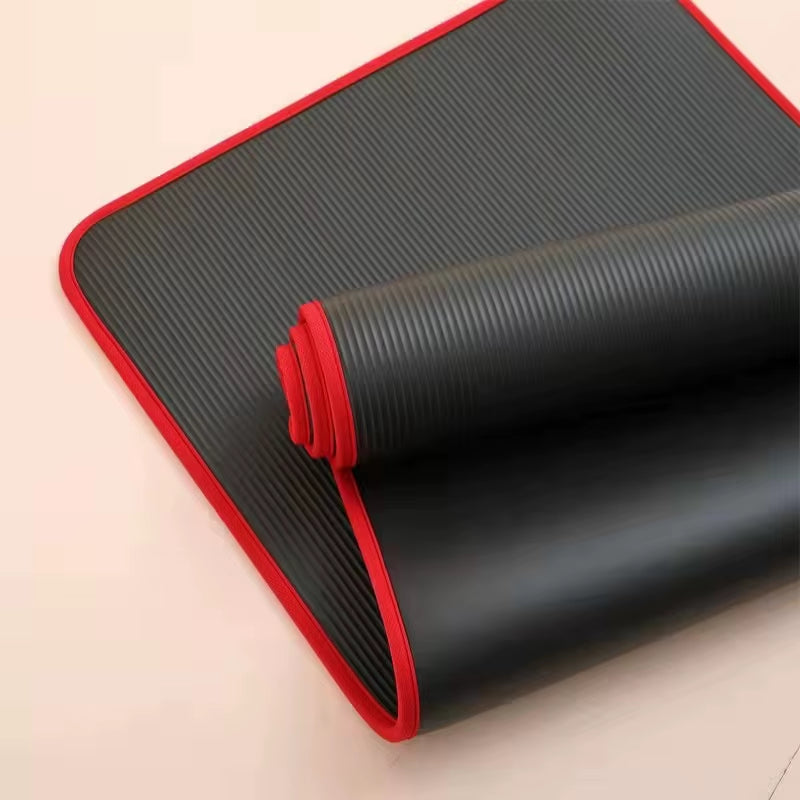 Thick Yoga Mat – 10mm Non-Slip Acupressure Exercise Mat for Meditation, Pilates, Gym & Home Fitness
