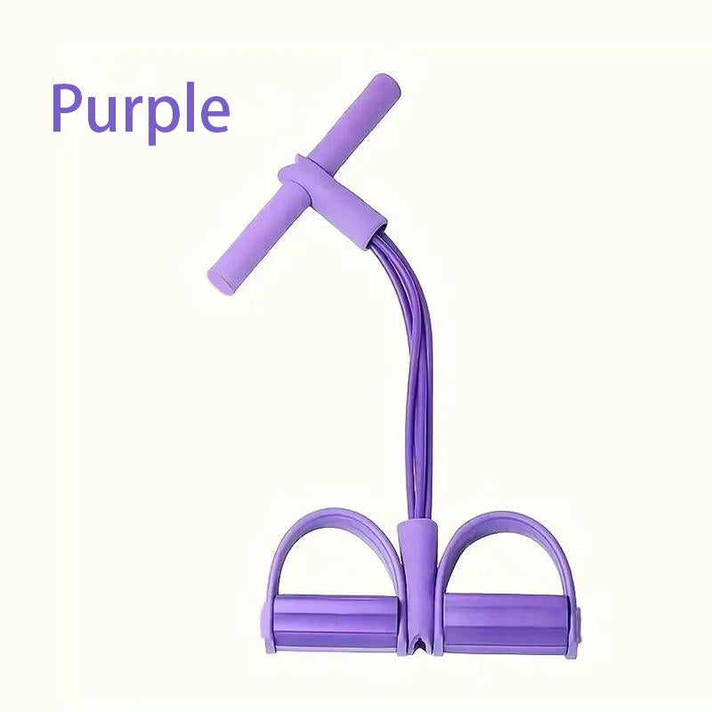 Manual Tension Training Pedal Elastic Band, Eco-Friendly Natural Latex Yoga Stretching Band, Adjustable Resistance Band for Home Gym Arm & Waist Training, Exercise Equipment